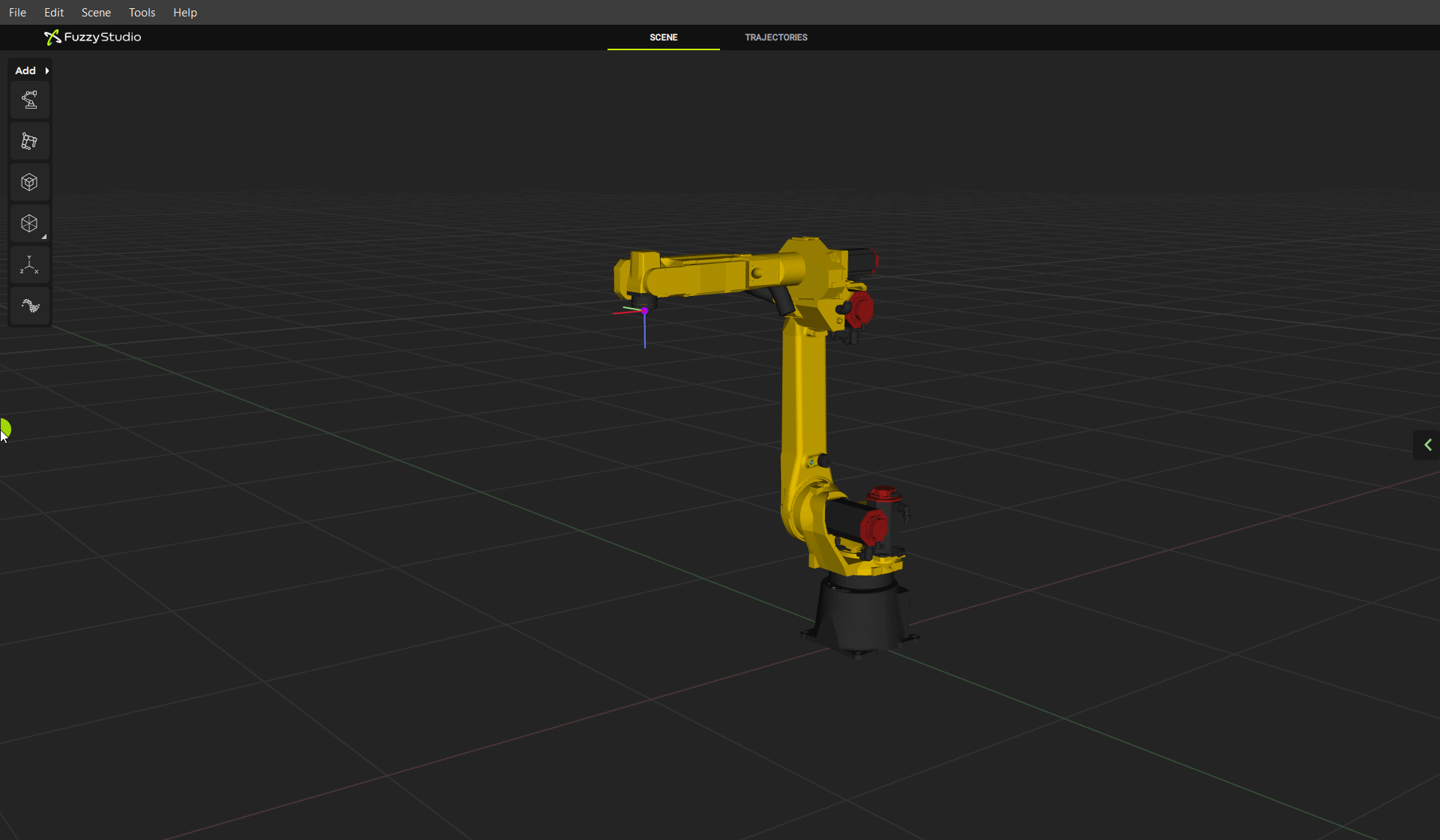 Adding a new custom robot tool to Fuzzy Studio.